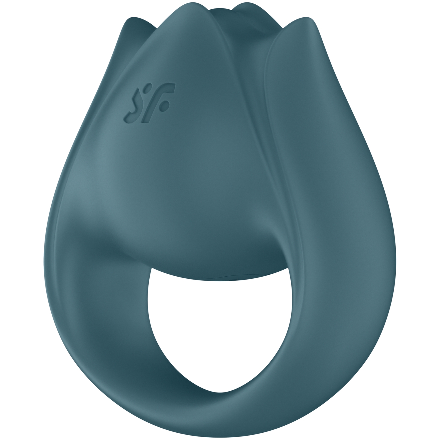 Satisfyer Perfect Pair 2 Cock Ring & Finger Vibrator - Grey
