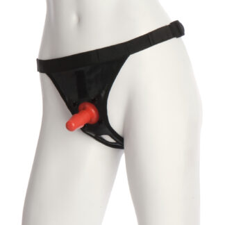 Vac-U-Lock Ultra Harness 2 With Plug For Dildo - Black