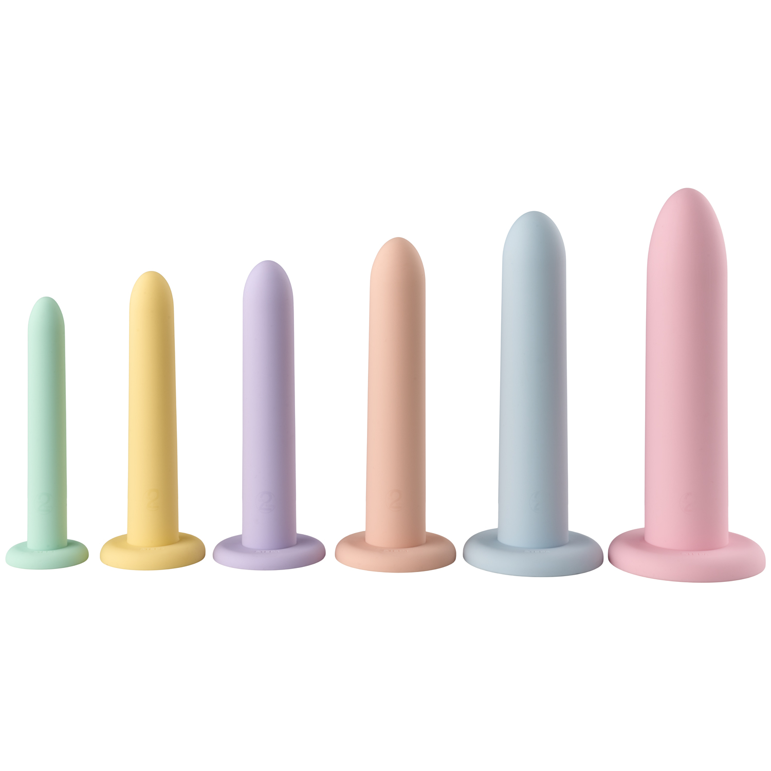 You2Toys Six In a Row Dildo Training Set - Mixed colours