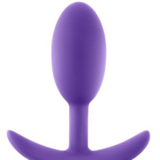 Luxe - Wearable Vibrating Slim Medium Plug - Purple