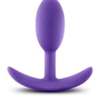 Luxe - Wearable Vibrating Slim Small Plug - Purple