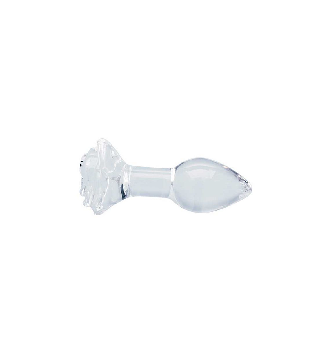 Clarity Utopian Bloom - Glass Butt Plug