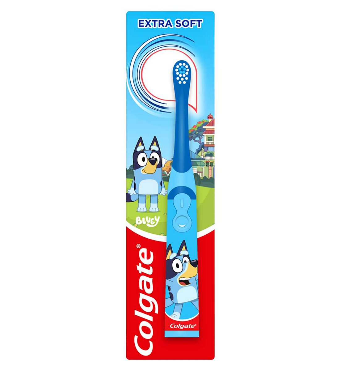 Colgate Kids Bluey Extra Soft Battery Toothbrush