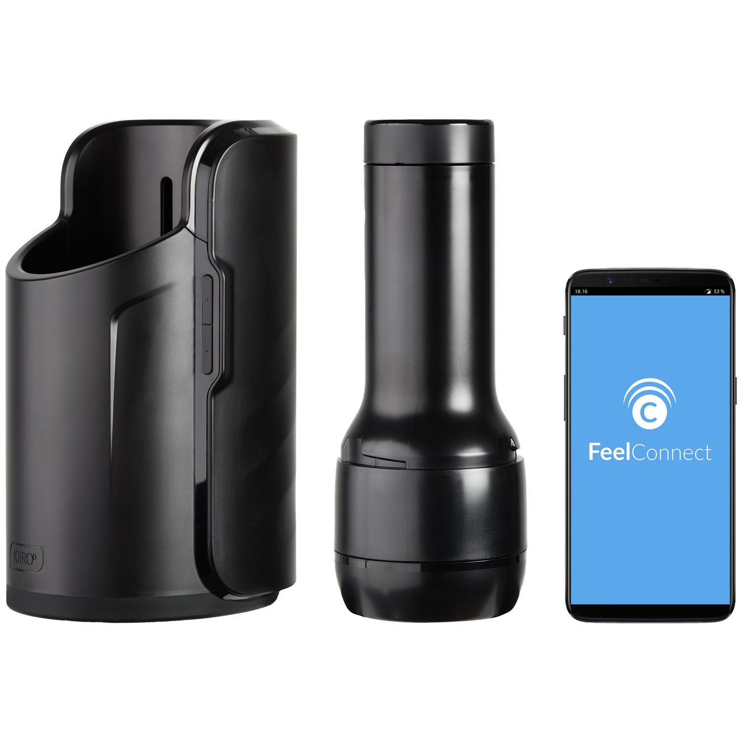 Kiiroo Keon WiFi & Feel Stroker Combo Set - Black