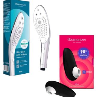 Lovehoney Womanizer Wave Chrome Bundle