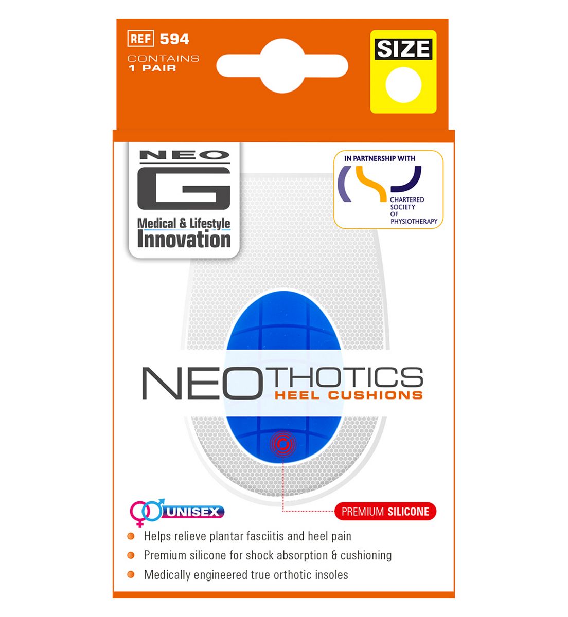 Neo G Neothotics Heel Cushions Medium - 1 Pair