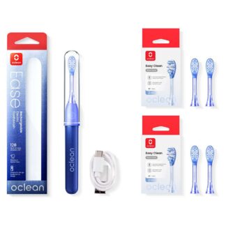 Oclean Ease Rechargeable Toothbrush With Brush Heads In Blue