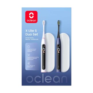 Oclean X Lite Smart Sonic Electric Toothbrush Blue And Grey Duo Set