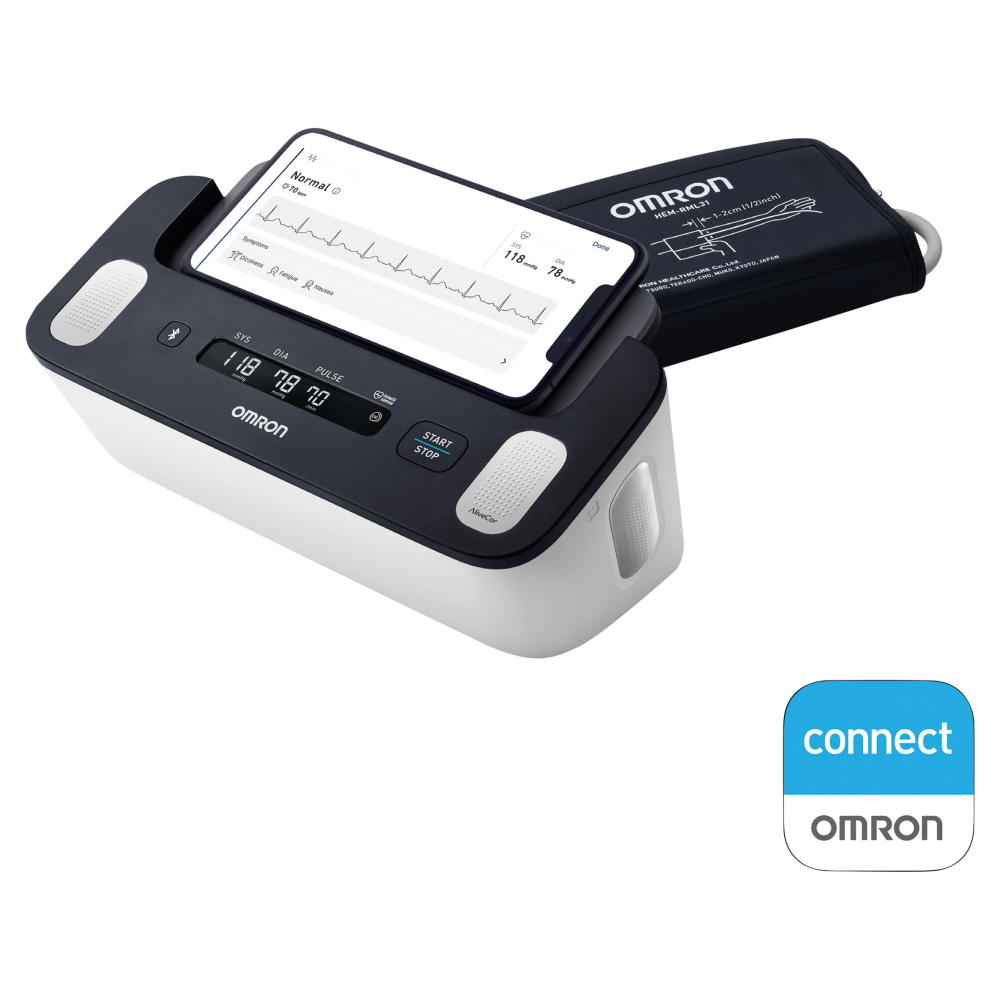 Omron Complete (HEM-7530T-E3) Blood Pressure Monitor and 1-Lead ECG Monitor