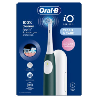 Oral-B iO2 Forest Green Electric Toothbrush &Travel Case
