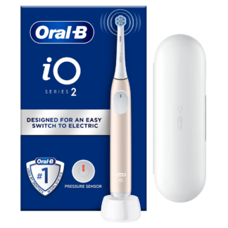 Oral-B iO2 Pink Electric Toothbrush + Travel Case