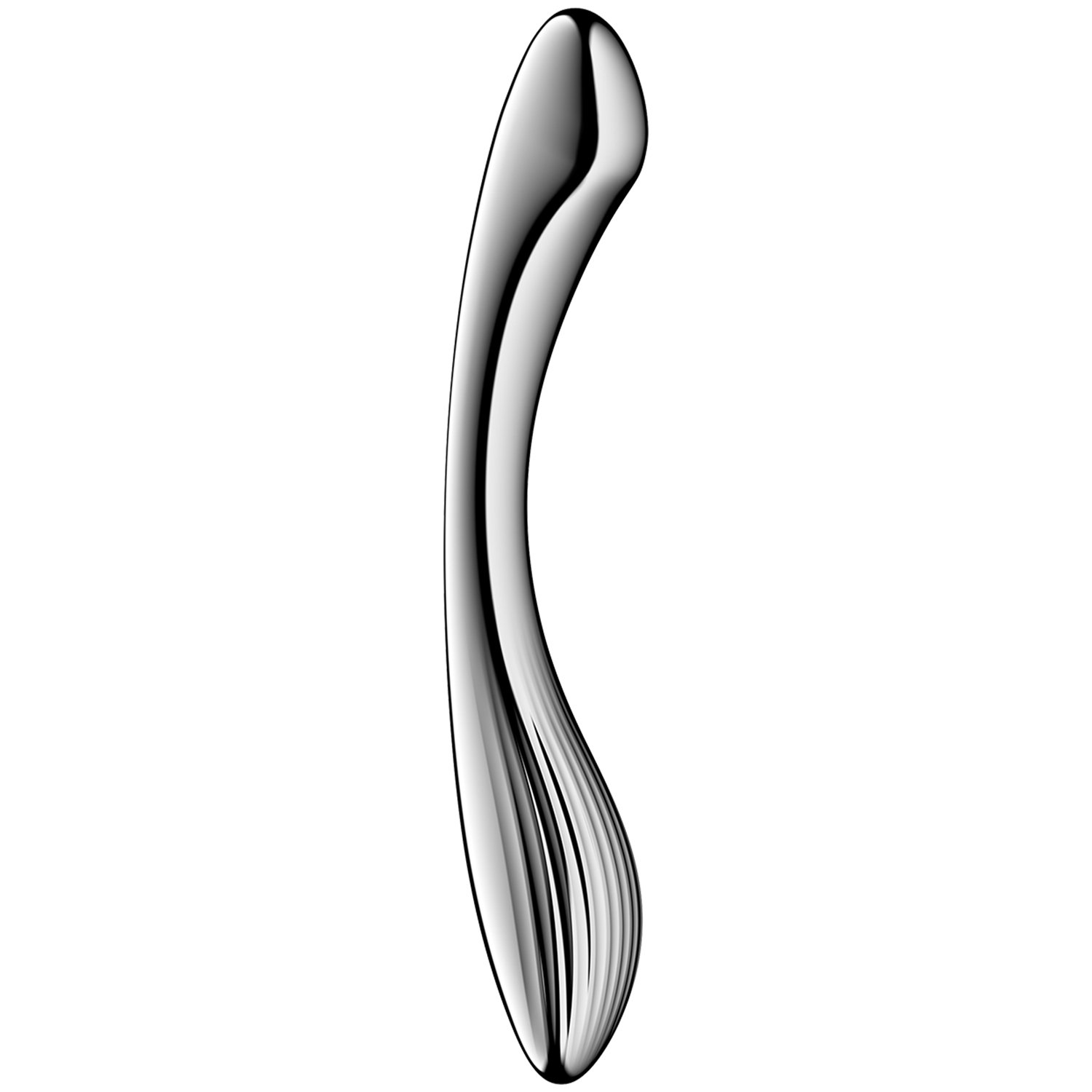 Satisfyer Pure Gravity 1 Steel Dildo - Silver