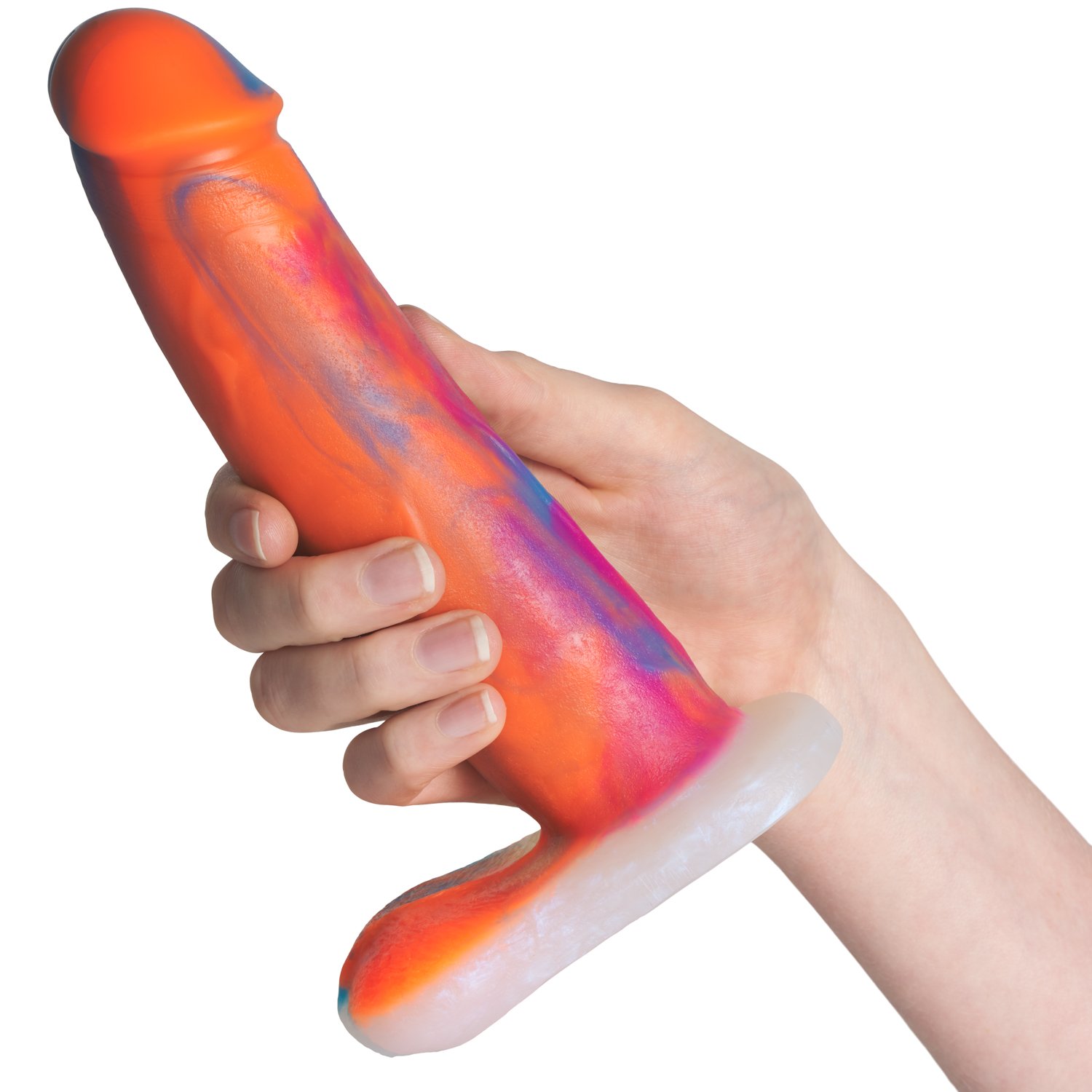 Vixen Creations Bandit VixSkin Dildo 8.1 Inch - Orange