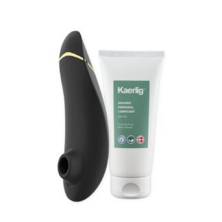 Womanizer x Sinful Premium 2 Clitoral Suction Stimulator - Black