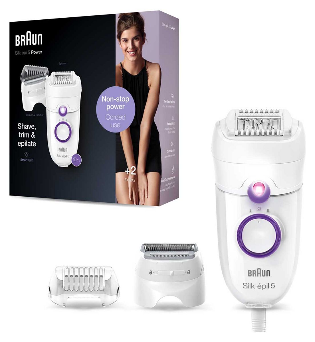 Braun Silk-Épil 5, Power Epliator - 5-625