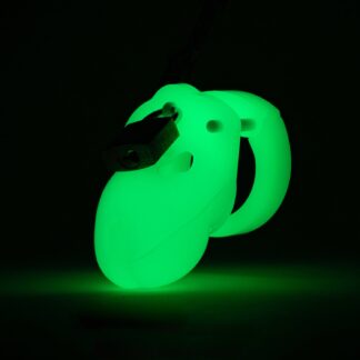 CB-X Mr. Stubb Glow in the Dark Chastity Cock Cage - Neon