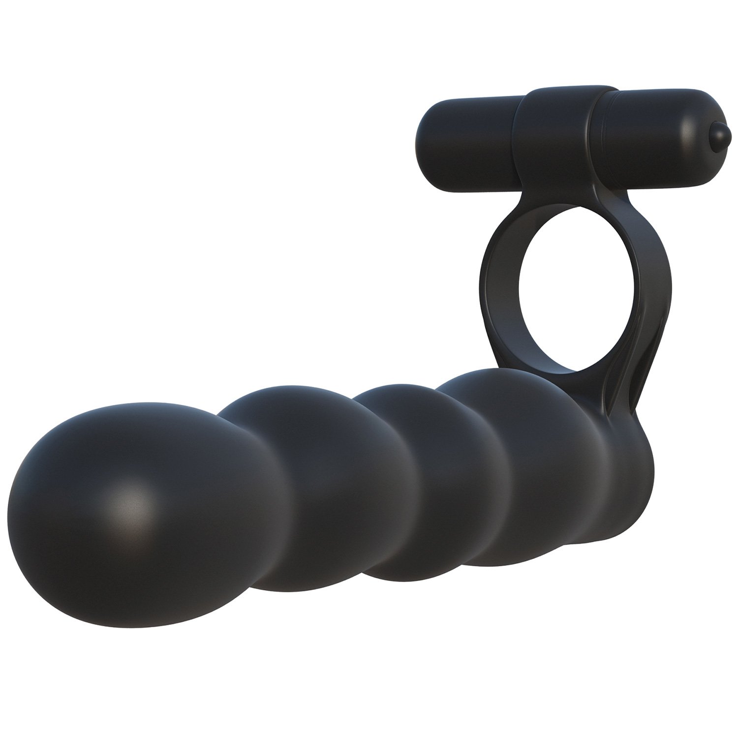 Fantasy C-Ringz Posable Partner Double Penetrator - Black