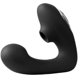 Fifty Shades of Grey Greedy Girl Duet Suction Vibrator - Black