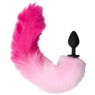 Icon Brands Foxy Fox Tail Butt Plug - Pink