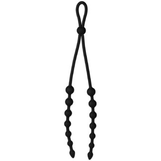 Malesation 2-in-1 Male Fun Penis Ring - Black