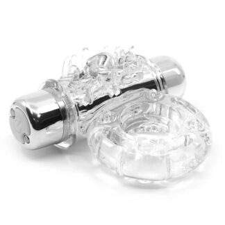 Nu Sensuelle 7-Function Rechargeable Bullet Ring - Clear