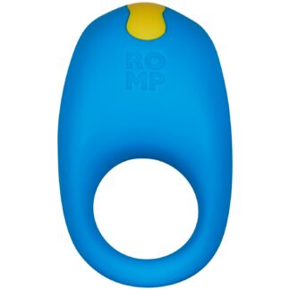 Romp Juke Vibrating Penis Ring - Blue