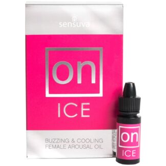 Sensuva On Ice Clitoris Stimulation Oil 5 ml - Clear