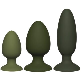 Sinful Advanced Jiggles Butt Plug Set - Green
