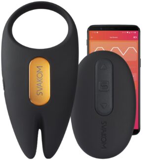 Svakom Winni 2 Remote-controlled Penis Ring - Black