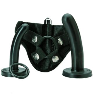 Tantus Strap-on Bend Over Intermediate Kit 7 Inch - Black